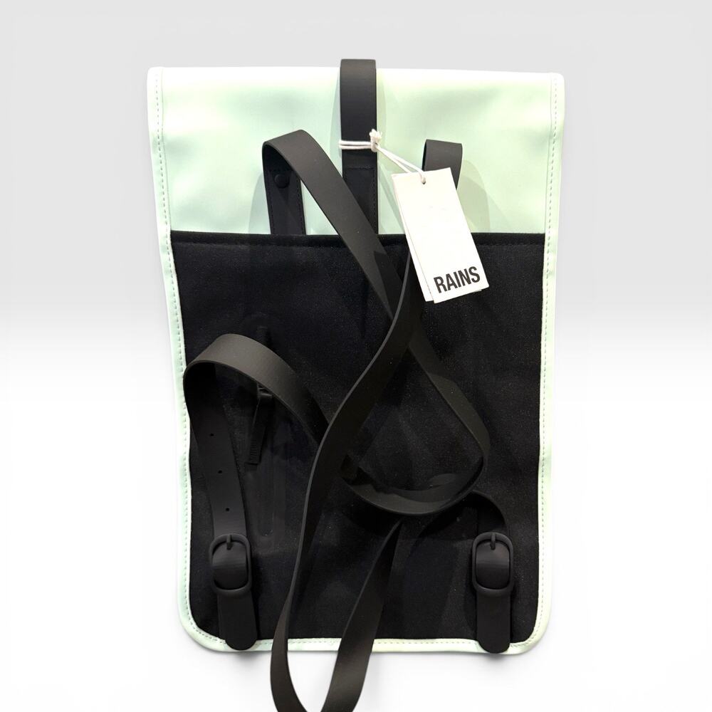 RAINS Backpack Mini Mineral Waterproof Magnetic Flap NWT One Size - Picture 3 of 4
